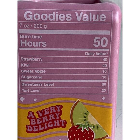 DW Home Goodies Strawberry Kiwi Scented Candle 7 Oz Juice Box NEW - Picture 6 of 12